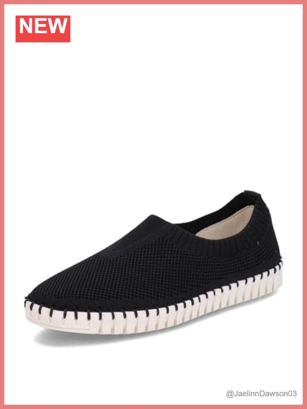 Slip On Stretch Upper Leather Almond Toe Flat Loafer Women's Casual Shoe